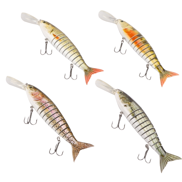 Deep Diving Solft-jointed Multisection Lure with Vane (MS1923V)